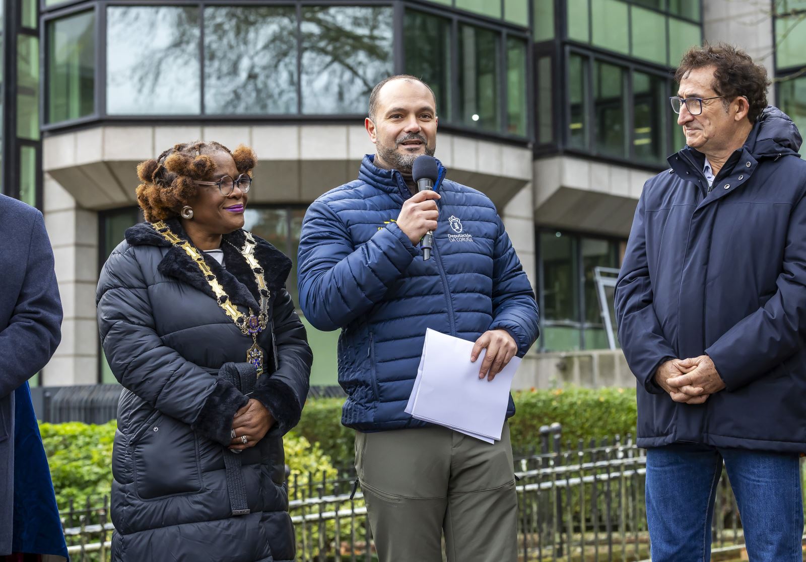 St James Way mouteira unveiling Bernardo